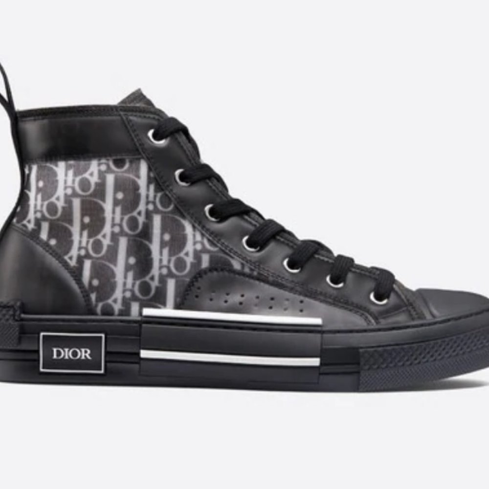 Dior B23 High-top Sneaker Black and White Dior